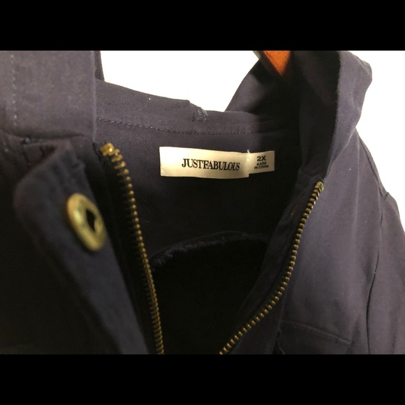 Just Fab A-Line Parka Jacket - Picture 4 of 8